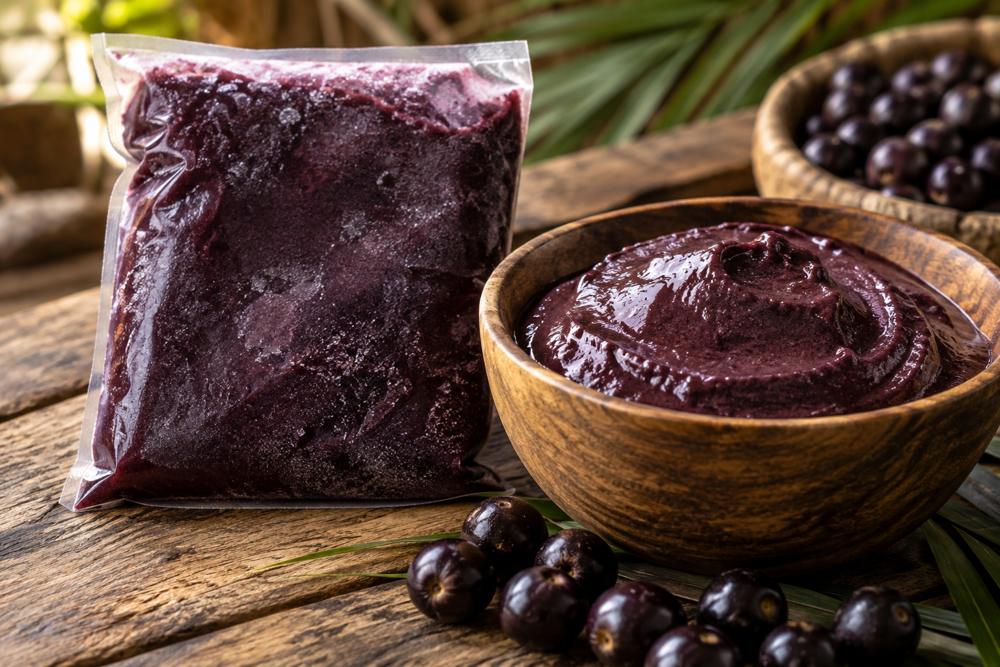 Imagem ilustrativa de polpa de açaí